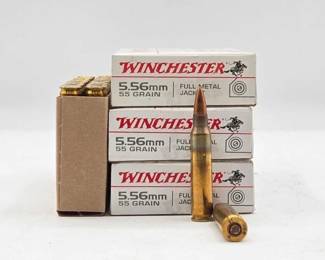 1382  Approx. 60 Rounds of Winchester 5.56mm Ammo 