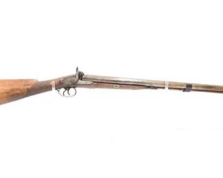 1256  Manton Double Barrel Shotgun Black Powder Only 