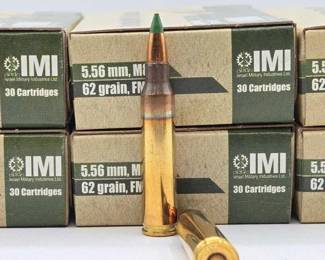 1380 NEW Approx. 180 Rounds of 5.56mm IMI Ammo