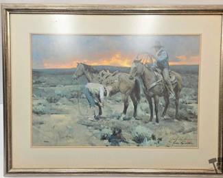 2182  1 Framed Picture 