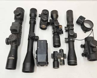 1840  Gun Scopes, Lens Caps,  More 