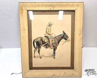 2178  1 Framed Picture 