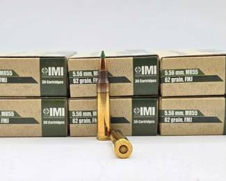 1380  Approx. 180 Rounds of IMI 5.56mm Ammo 