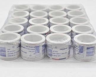 2122 NEW 20 Rolls of 2022 U.S. Flags Forever Stamps