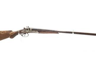 900  Belgian Fine Damasus 12ga Break Action Double Barrel Shotgun 