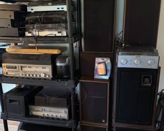 All kinds of stereos and speakers!