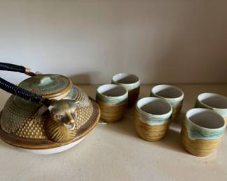 Japanese Tanuki Tea Set