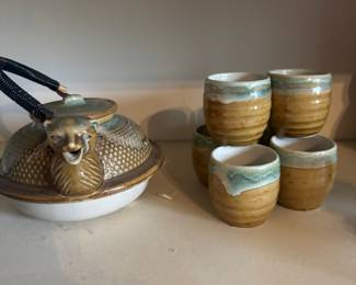 Japanese Tanuki Tea Set