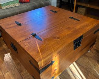 Spanish Style Square Chest Coffee Table