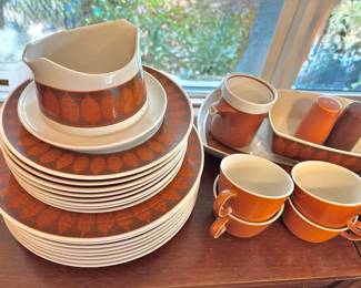 Franciscan Discovery "Terra Cotta" Dinnerware Set