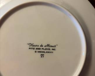 Fitz & Floyd "Fleurs de Minuit" Dinnerware Set