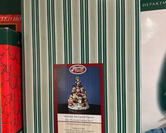 The San Francisco Music Box Company Snowman Tree Lighted Figurine