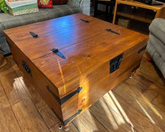 Spanish Style Square Chest Coffee Table