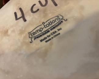 5-Piece Temptations by Tara Ovenware Maroon Baking Dishes in Baskets