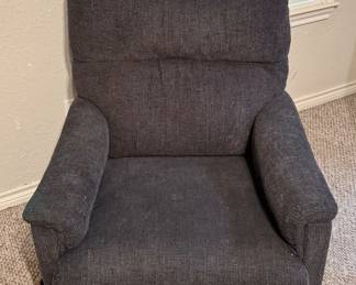 Blue recliner 