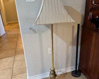 Brass floor lamp 