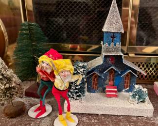 1950s Tall Chenille Pixies