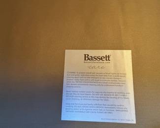 Bassett Furniture Burgundy Couch