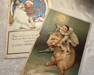 Vintage Christmas & New Years Greeting Cards