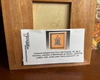 Dwiggins Illuminations Mixed Knotwork Adapted from Four Latin Gospels 9th Century Germany 