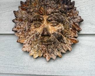 Green Man Wall Plaque