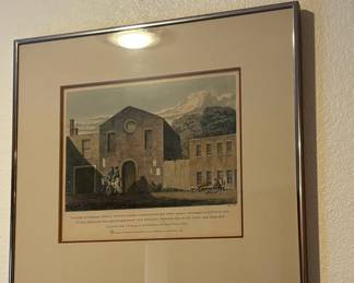 Framed & Matted Print ""Theatre in Tankard Street" by Robert Wilkinson 
