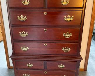 Pennsylvania House Chippendale Style High Boy Dresser