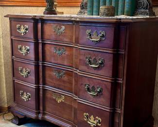 Chippendale Style Block Front Chest