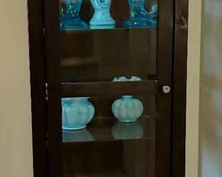 Traditional Slim Curio Cabinet