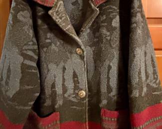 IVY Men's Western Design Wool Jacket