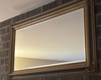 Victorian Style Gold Gilt Wall Mirror