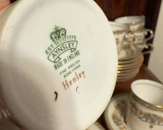 Aynsley Henley Bone China Tea & Coffee Set