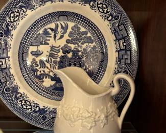 Wedgwood Embossed Queen's Ware Creamer Pitcher