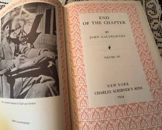 John Galsworthy The Nobel Prize Edition 7 Volume Set