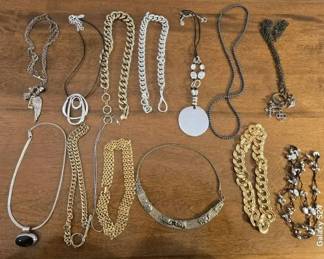 Costume jewelry necklaces