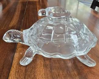 Glass Turtle dish