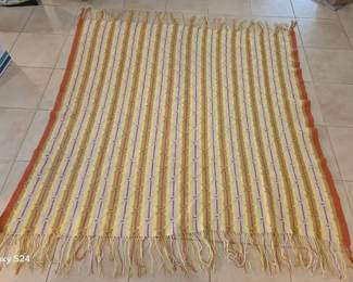 Hand crocheted blanket