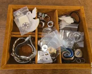 Assorted costume jewelry