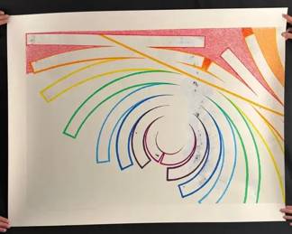 Charles Ross 1980 Signed HC Print Star Space Daylight Sun Center by Earth Degree