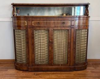 008 John Widdicomb Mirrored Sideboard Buffet Cabinet Grand Rapids, Michigan