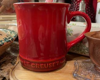 Le Creuset Red Stoneware Coffee Mug