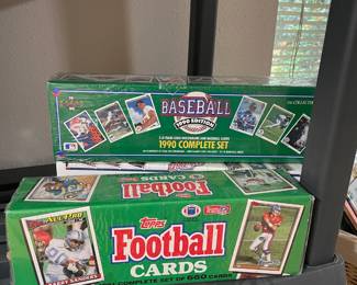 1990 Edition Upper Deck Baseball Card Set, 1991 Topps NFL Football Card Set