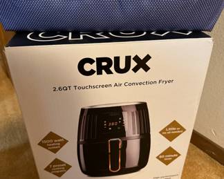 Crux 2.6 Quart Touchscreen Air Convection Fryer