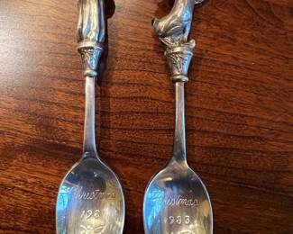 Pair of Reed & Barton "Children of Christmas" Spoons