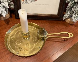 Victorian Brass Chamberstick