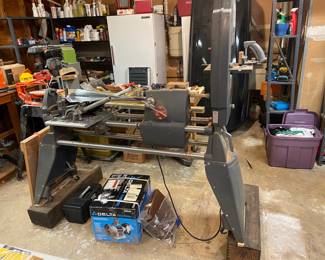 Shopsmith Mark V Woodworking Machine, Delta ShopMaster GR450 8-inch Bench Grinder
