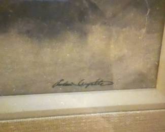 Framed & Matted Print "Bradford House" by Andrew Wyeth