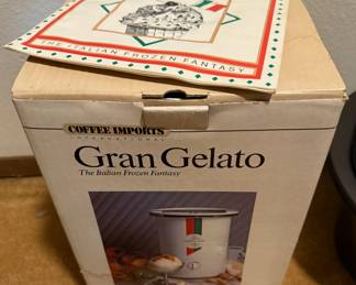 Gran Gelato Ice Cream Maker