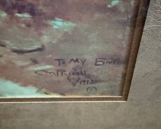 Framed & Matted Print "The Exalted Ruler" by C. M. Russell