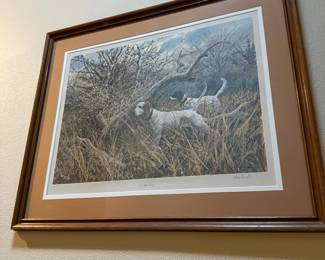 Framed & Matted Print "A Split Covey" by Herb Booth